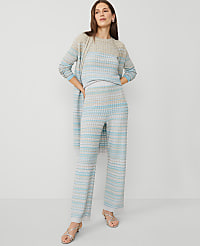 The Pull-On Wide-Leg Sweater Pant carousel Product Image 1