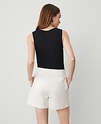 The Pleated Short in Sateen carousel Product Image 2