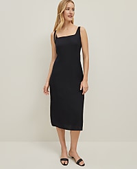 Petite Square Neck Sheath Dress carousel Product Image 3