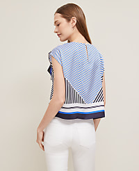 Striped Asymmetric Tie Top carousel Product Image 2