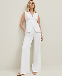 The Wide-Leg Pant in Crinkle Crepe carousel Product Image 1