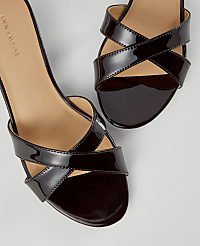 Patent Crossover  Kitten Heel Sandals carousel Product Image 2