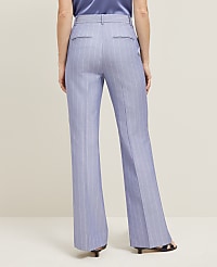 The Flare Trouser in Pinstripe carousel Product Image 3