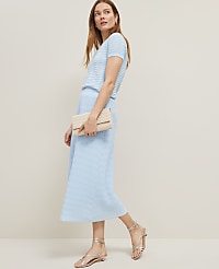 Wavy Stitch Midi Skirt carousel Product Image 1