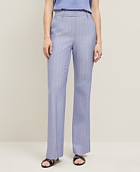 The Flare Trouser in Pinstripe carousel Product Image 2
