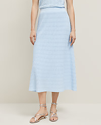 Wavy Stitch Midi Skirt carousel Product Image 2