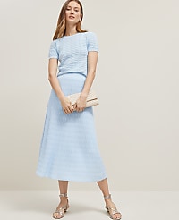 Wavy Stitch Midi Skirt carousel Product Image 4