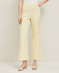 The Flare Ankle Pant in Linen Blend carousel Product Image 2