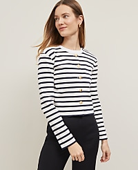 Striped Knit Jacket carousel Product Image 1