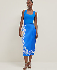 Satin Midi Wrap Skirt carousel Product Image 1