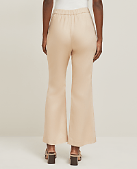 The Petite Flare Ankle Pant in Linen Blend carousel Product Image 3
