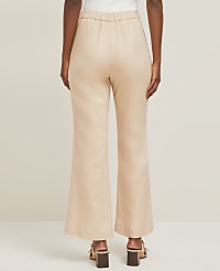 The Flare Ankle Pant in Linen Blend &mdash; Curvy Fit carousel Product Image 2