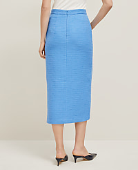 Petite Tweed Button Column Skirt carousel Product Image 3