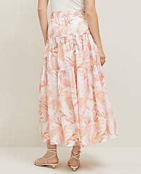 Petite Floral Tiered Full Skirt carousel Product Image 3