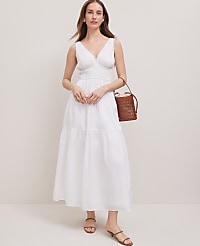 V-Neck Flare Maxi Dress carousel Product Image 1