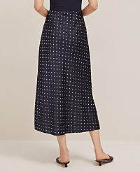Petite Dotted Satin Bias Slip Skirt carousel Product Image 3