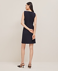 The Boatneck Dress in Seasonless Stretch carousel Product Image 2