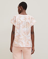 Floral Cutout Linen Popover carousel Product Image 2
