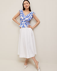 Tiled Gathered Tie Top carousel Product Image 3