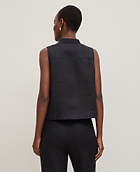 Linen Sleeveless Shirt carousel Product Image 2