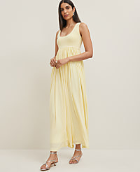 Petite Mixed Media Sweater Tank Dress carousel Product Image 1