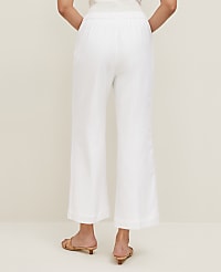 The Petite Flare Ankle Pant in Linen Blend &mdash; Curvy Fit carousel Product Image 2