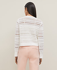 Pointelle Textured Cardigan carousel Product Image 2