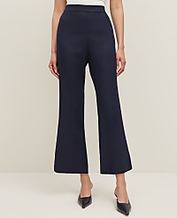 The Petite Flare Ankle Pant in Linen Blend &mdash; Curvy Fit carousel Product Image 1