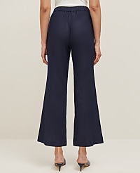 The Petite Flare Ankle Pant in Linen Blend &mdash; Curvy Fit carousel Product Image 2
