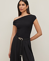 Asymmetrical One-Shoulder Top carousel Product Image 1