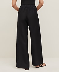 The Easy Palazzo Pant in Linen Blend carousel Product Image 3