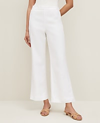 The Flare Ankle Pant in Linen Blend carousel Product Image 2
