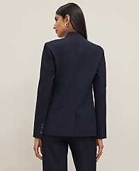 The Collarless Blazer in Seasonless Stretch carousel Product Image 2