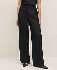 The Petite Wide-Leg Pant in Linen Blend &mdash; Curvy Fit carousel Product Image 1