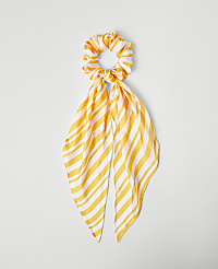 Weekend Collection Striped Silk Scrunchie carousel Product Image 1