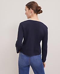 Petite Weekend Collection Lace-Up Top carousel Product Image 2