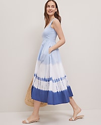 Petite Weekend Strappy Flare Midi Dress carousel Product Image 1