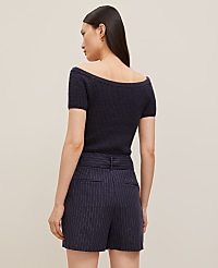 The Belted Short in Linen Blend carousel Product Image 2