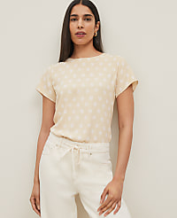 Petaled Mixed Media Tee carousel Product Image 1