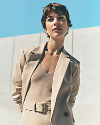 The Petite Crosby Blazer in Doubleweave carousel Product Image 1