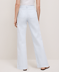 The Petite Patch Pocket Wide-Leg Jean carousel Product Image 3