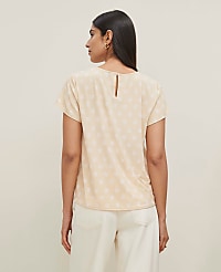 Petaled Mixed Media Tee carousel Product Image 2