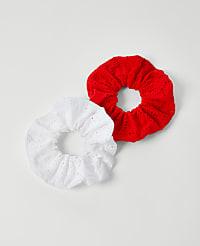 Eyelet Scrunchie Set carousel Product Image 1