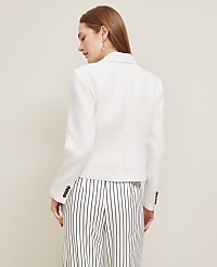 The Fitted Blazer in Piqu&eacute; carousel Product Image 2