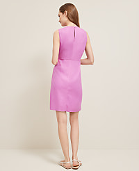 Petite Linen Blend Shift Dress carousel Product Image 2