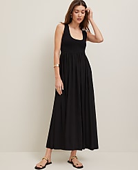 Petite Mixed Media Sweater Tank Dress carousel Product Image 1