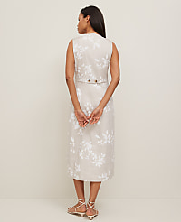 Petite Floral V-Neck Shirtdress carousel Product Image 2