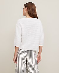 Geo Stitch Boatneck Sweater carousel Product Image 2
