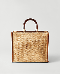 Raffia Tote Bag carousel Product Image 1