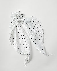 Dotted Silk Scrunchie carousel Product Image 1
